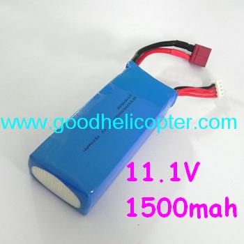 wltoys-v950 2.4G 6CH brushless motor helicopter parts Battery 11.1V 1500mah - Click Image to Close